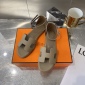 Replica Hermes Sandal Santorini in Gray