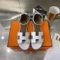 Replica Hermes Sandal Santorini in White