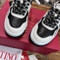 Replica Valentino Garavani Black & White One Stud Sneakers