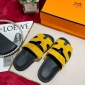 Replica Hermes Sandal Chypre in Yellow