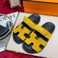 Replica Hermes Sandal Chypre in Yellow