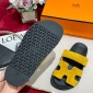 Replica Hermes Sandal Chypre in Yellow