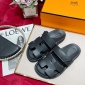 Replica Hermes Sandal Chypre in Black