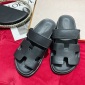 Replica Hermes Sandal Chypre in Black