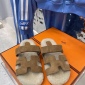 Replica Hermes Sandal Chypre in Brown