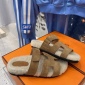 Replica Hermes Sandal Chypre in Brown