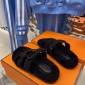 Replica Hermes Sandal Chypre in Black