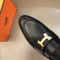 Replica Hermes Sandal Paris in Black