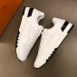 Replica $1025 Hermes H Logo White Leather Sneakers Trail Trainers Flats 41 10