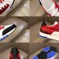 Replica Top Hermes Trail Sneaker In Red/White Calfskin QY00311 | Hermes Shoes