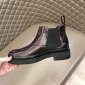 Replica Prada Boot Brushed calf leather Chelsea