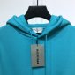 Replica Balenciaga Hoodie BB Pixel Medium Fit in Blue