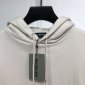 Replica Balenciaga Hoodie Logo Medium Fit in White