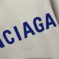 Replica Balenciaga Hoodie Logo Medium Fit in White