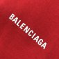 Replica Balenciaga Hoodie Logo Medium Fit in Red