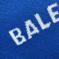 Replica Balenciaga Sweatshirt Allover Logo in Blue