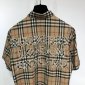 Replica Burberry Shirt Short-sleeve Monogram Motif Stretch