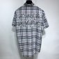 Replica Burberry Shirt Short-sleeve Monogram Motif Stretch