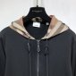 Replica Burberry Hoodie Check Hood Cotton Blend