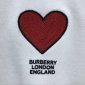 Replica Burberry Hoodie Heart in White