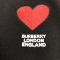 Replica Burberry Hoodie Heart in Black