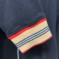 Replica Men Letter Embroidery Contrast Trim Varsity Jacket Without Tee