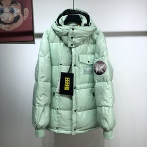 Moncler Down Jacket White Duck Down in Green