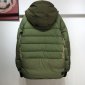 Replica Moncler Down Jacket White Duck Down in Green