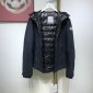 Replica Moncler Down Jacket White Duck Down in Blue