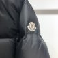 Replica Moncler Down Jacket White Duck Down in Black