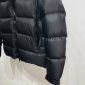 Replica Moncler Down Jacket White Duck Down in Black