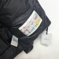 Replica Moncler Down Jacket White Duck Down in Black