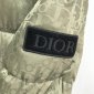 Replica Dior Down Jacket Oblique in Green