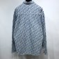 Replica Dior Shirt Oblique Overshirt in Blue