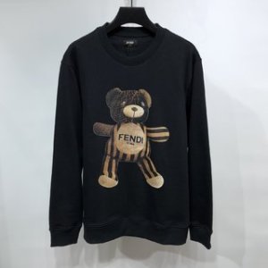 Fendi Sweatshirt Cotton Teddy Bear in Black