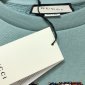 Replica Gucci Sweatshirt Cotton Printed in Blue