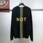 Replica Gucci Sweatshirt Fake Cotton in Black