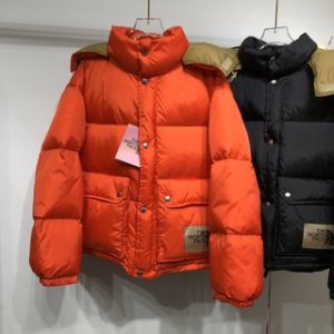 Gucci & The North Face Down Jacket in Orange