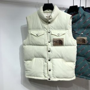 Gucci & The North Face Down Jacket Gilet in White