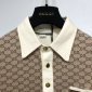 Replica Gucci T-shirt GG silk cotton jersey jacquard polo