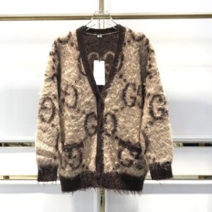 Gucci Sweatshirt GG cashmere jacquard cardigan