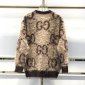 Replica Gucci Sweatshirt GG cashmere jacquard cardigan