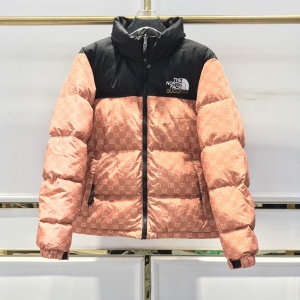 Gucci & The North Face Down Jacket in Cream