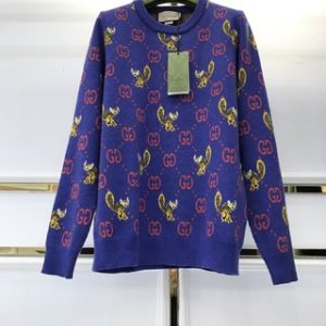 Gucci Sweatshirt Freya Hartas GG animal wool