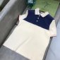 Replica Gucci T-shirt Cotton polo with embroidered collar