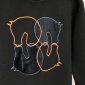 Replica Hermes Sweatshirt Tatersale in Black