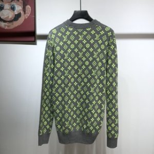 Louis Vuitton Sweatshirt Ribbed Damier Crewneck
