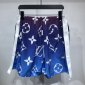 Replica Louis Vuitton Shorts Damier Jacquard in Blue