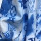 Replica Louis Vuitton Shirt Monogram Buttoned in Blue