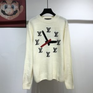 Louis Vuitton Sweatshirt Clock intarsia pullover